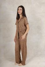 Soft Pj Pant Set- Animal Print