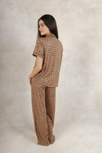 Soft Pj Pant Set- Animal Print