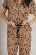 Soft Pj Pant Set- Animal Print