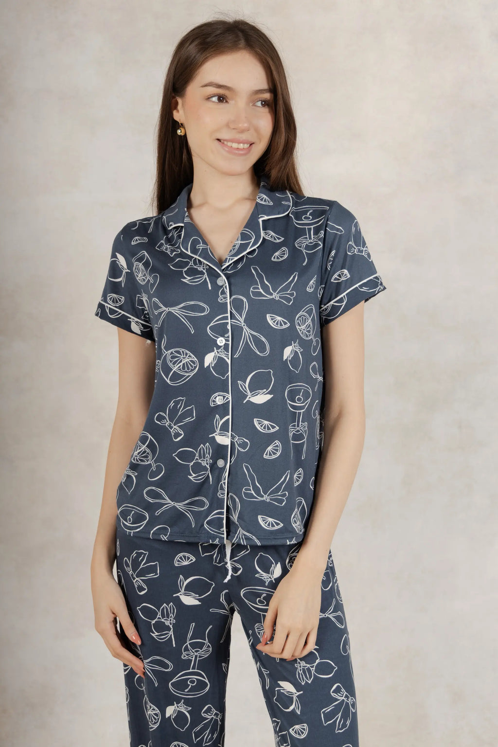 Soft Pj Pant Set- Sunset Spritz