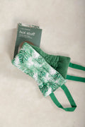 Heated Neck Wrap- Green Leaves