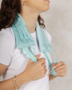 Heated neck wrap- Baby Aqua