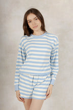 Set Rayas Baby Blue