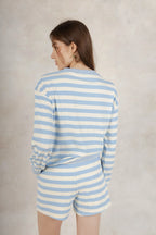 Set Rayas Baby Blue