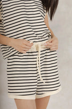 Set Rayas Blanco y Negro