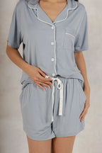 Oliver - Soft Basic PJ Set Azul foto 3