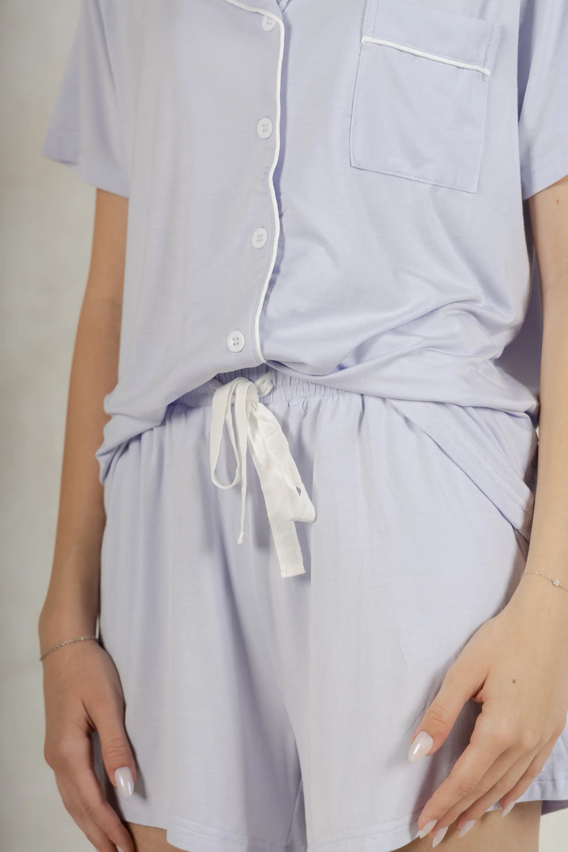 Soft Basic Pj Set - Lavender