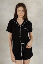 Soft Basic Pj Set - Black