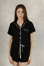 Soft Basic Pj Set - Black