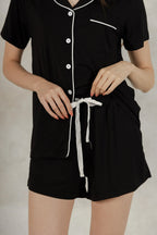 Soft Basic Pj Set - Black
