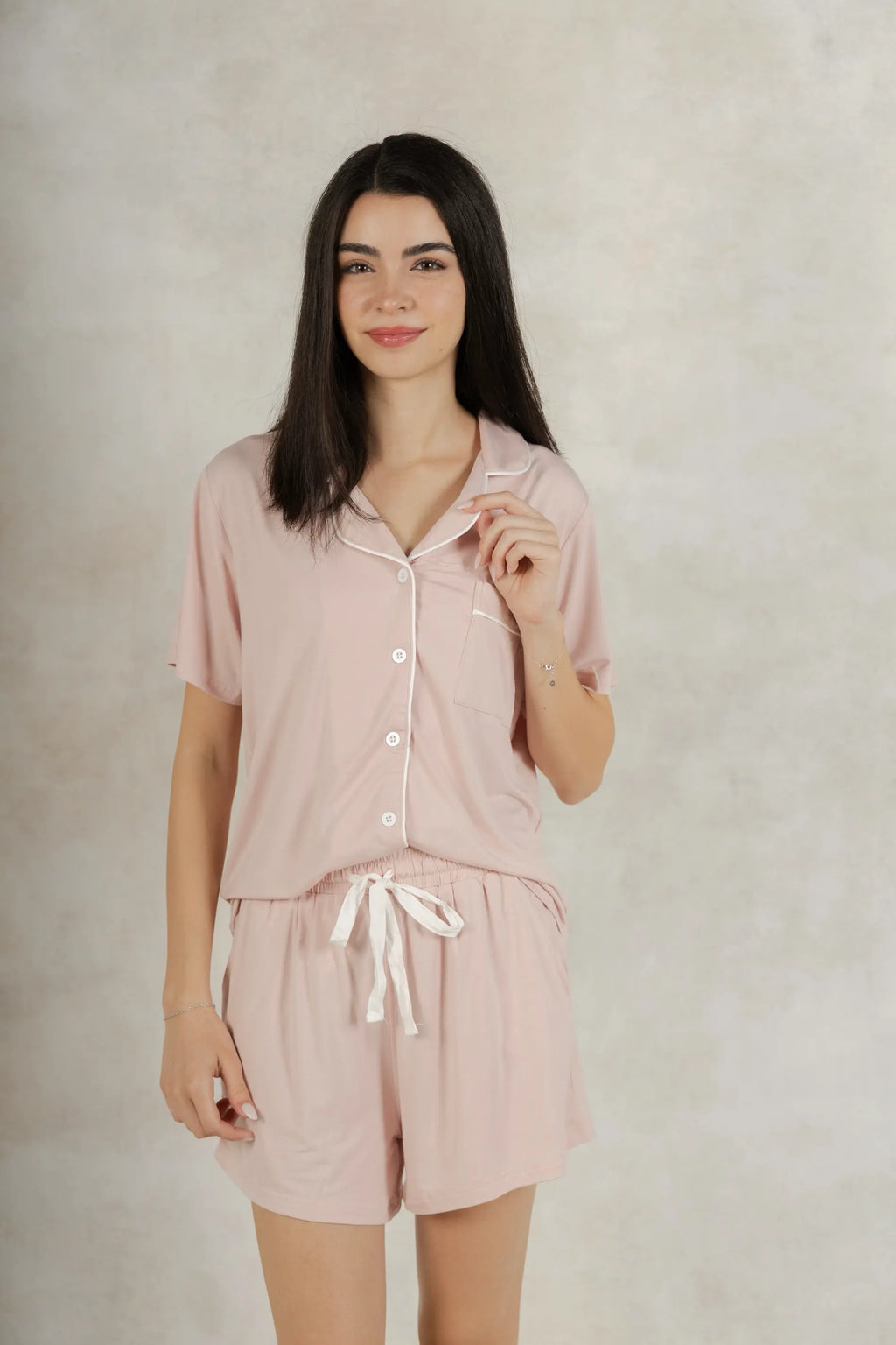 Soft Basic Pj Set - Rosa Palo