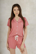 Soft Basic Pj Set - Coral foto 1
