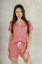 Soft Basic Pj Set - Coral foto 1