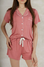 Soft Basic Pj Set - Coral foto 2