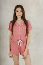 Soft Basic Pj Set - Coral foto 4