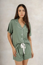 Soft Basic Pj Set - Matcha