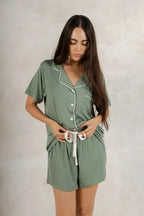 Soft Basic Pj Set - Matcha